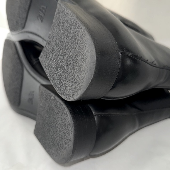 Zara Black Ankle Boot - Picture 8 of 9
